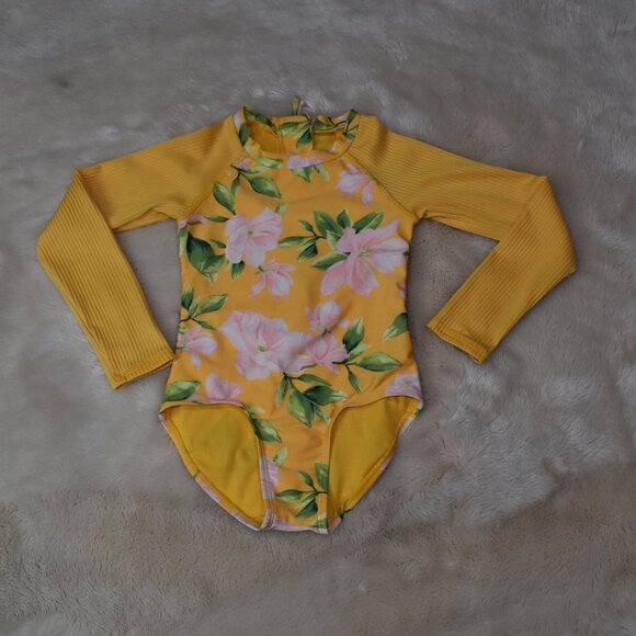 Old Navy Floral Long-sleeved Bathing suit - Picture 6 of 7